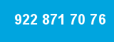 922 871 70 76